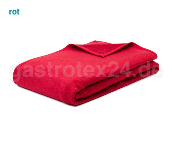 Wohndecke "Arizona" 150/200 cm - Mischgewebe - pflegeleicht - 450 gr/qm - Farbe: rot